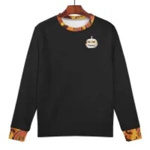 Black Long Sleeve fall retro edition